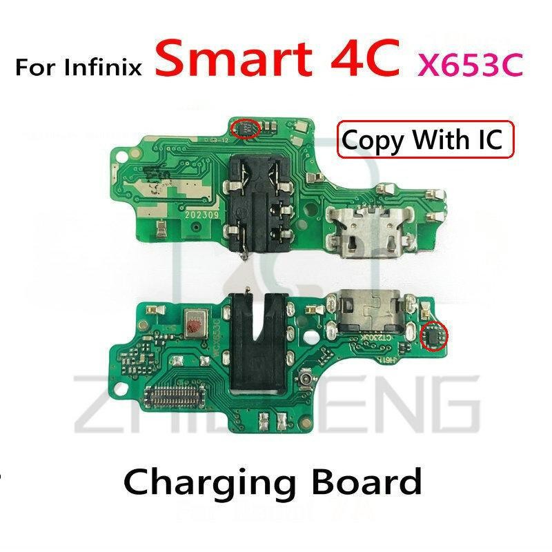 สําหรับ Infinix Smart 4C X653C บอร์ดชาร์จ flex บอร์ดหลักเมนบอร์ด flex