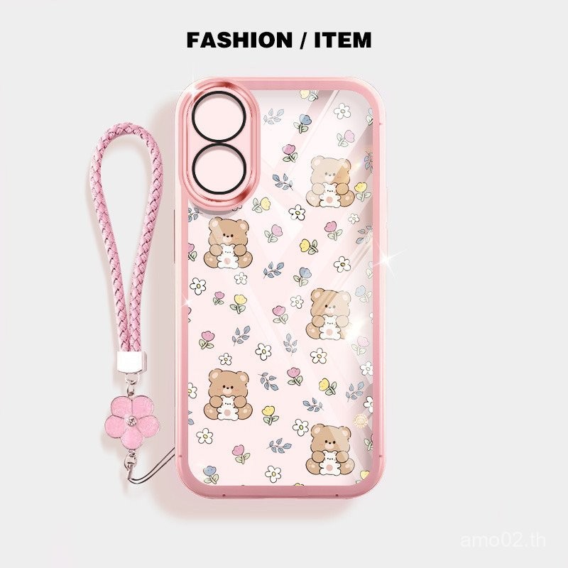 Ybd INS สไตล์เคสโทรศัพท์สำหรับ OPPO A3X A79 A59 A18 A38 F23 A17 a17k A78 A98 Pro Reno 8T A60 4G 5G เ