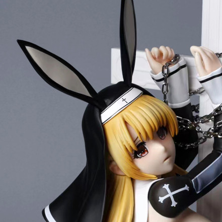 Amelia 35 ซม.1/4 พื้นเมือง BIDing รูปแม่ชีน้องสาวคุณภาพสูง Anime Bunny Girl Action Figure ของเล่นเกมรูปปั้นสะสมตุ๊กตา