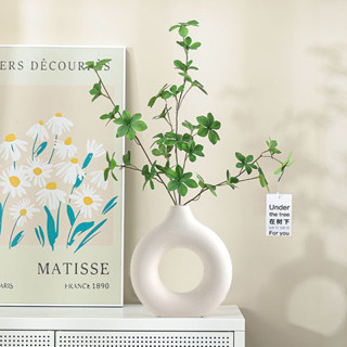 สร้างสรรค์เลียนแบบเซรามิกแจกันตกแต่งนอร์ดิกรอบตกแต่งแจกันร้า…