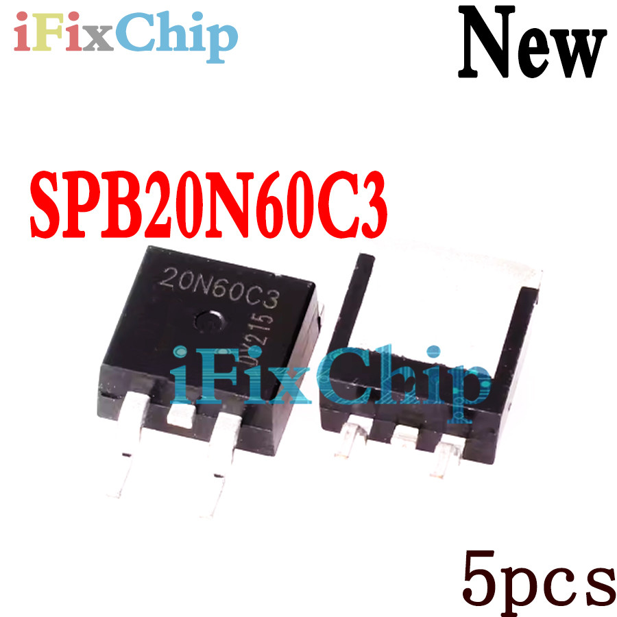 5 ชิ้นใหม่เอี่ยม SPB20N60C3 TO-263 20N60C3 20N60 SPB20N60