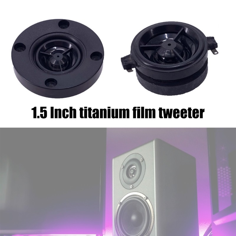 WU 1 5in Metal Film Treble Speaker Silk Film Tweeter Speakers 6Ohm 4W Hifi Speaker