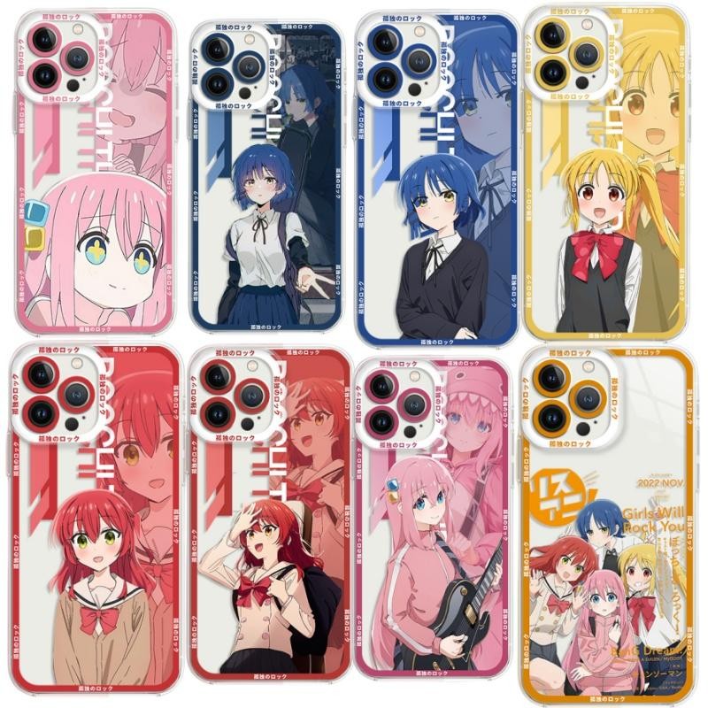 อะนิเมะbocchi The Rock Gotoh Hitori Yamada RyoสําหรับOPPO A15 A16 A17 A15S A16K A16E A17K A9 A5 2020 A3S A5S A31 F9 F9 F9 F11 Reno 5Gปลอกโทรศัพท์น่ารัก