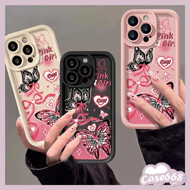 ผีเสื้อเย็นหวานนุ่ม เคสOPPO A38 A15 A18 A16 A12 A17 A7 A78 A58 A54 A57 A17K A5s A53 A5 A77 A16K Reno 5F 4 8T