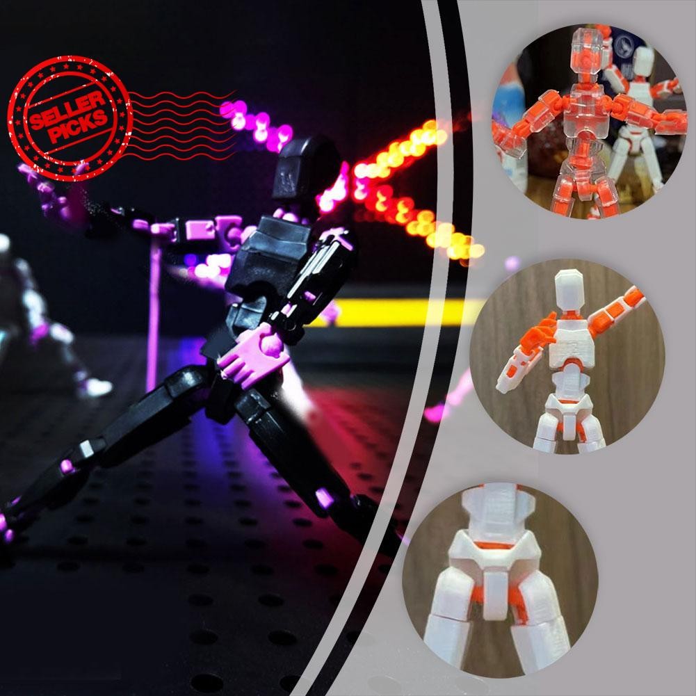 15 ตัวเลือกของเล่นสไตล์กลไกจักรกล 3d Action Model ข้อต่อบีบอัดรุ่น Movable D1i7