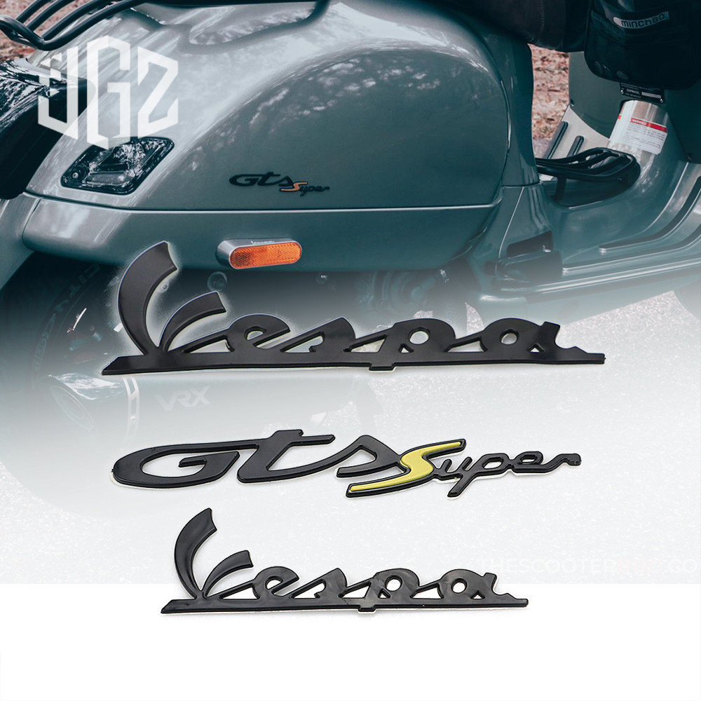 สําหรับ VESPA GTS 300 Super Sport / Tech 2023 2024 ชุดสัญลักษณ์โลโก้สติกเกอร์รถจักรยานยนต์ 3M สติกเกอร์ชุด