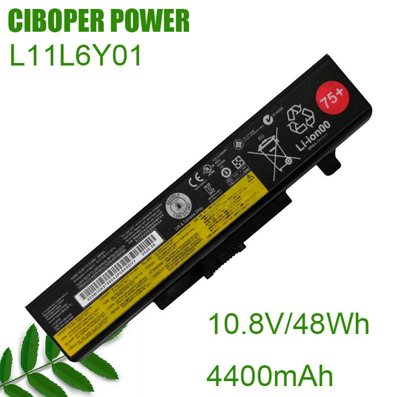 CP Laptop Battery L11L6Y01 48Wh/4400mAh For E430 E440 E530 G480 G580 G585 G780 Y480 Y580 G500 G505 L