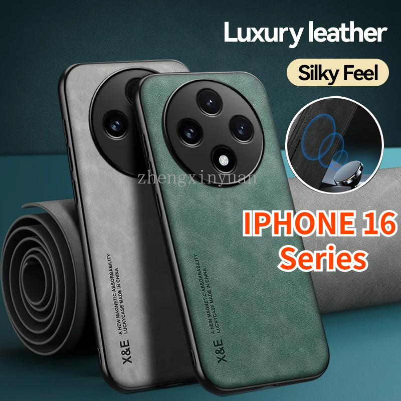 ปลอกสําหรับ XIAOMI POCO C75 Redmi 14C 4G 5G 2024 เคสโทรศัพท์สําหรับผู้ถือรถแม่เหล็กหรูหราปลอกหนังสํา