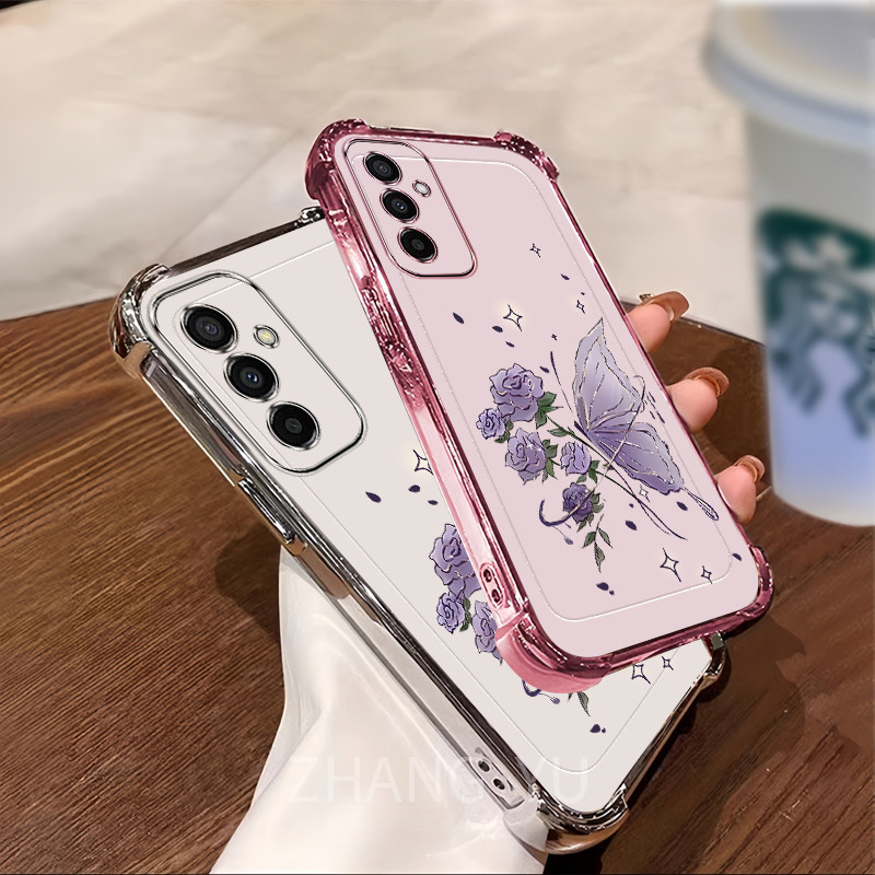 เคส Samsung A05S A15 5G A25 A35 A55 เคสโทรศัพท์ซิลิโคนป้องกันสี่มุม CHD