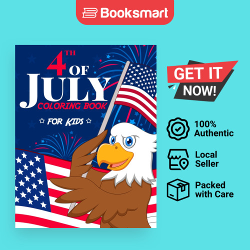 สมุดระบายสี 4th Of July - ปกอ่อน - อังกฤษ - 9781989968192