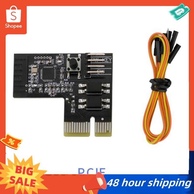 พร้อมสต็อก คอมพิวเตอร์ Remote Switch Wifi Smart PC Start Up Card Startup Card ทํางานร่วมกับ Sinilink Smart Home สําหรับ Arduino