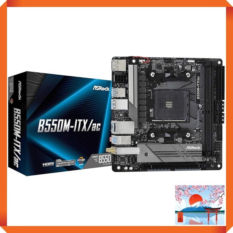 ASRock AMD Ryzen 5000 series (Soket AM4) compatible B550 chipset Mini-ITX motherboard 【Domestic Auth