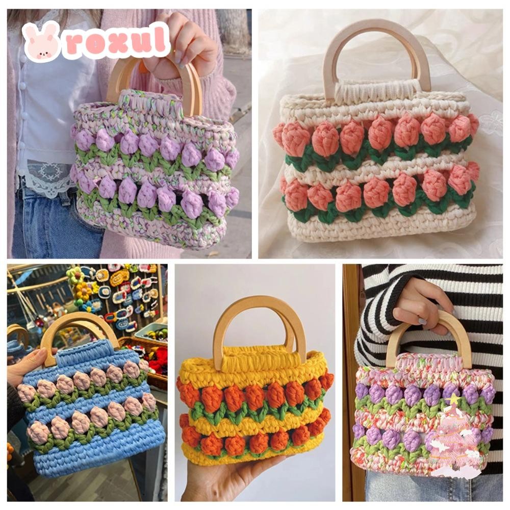 Roxul D Ring Handle, ที่จับกระเป๋า Diy รูปตัว D, กระเป๋าถือด้ามจับรูปตัว D สีสันสดใส