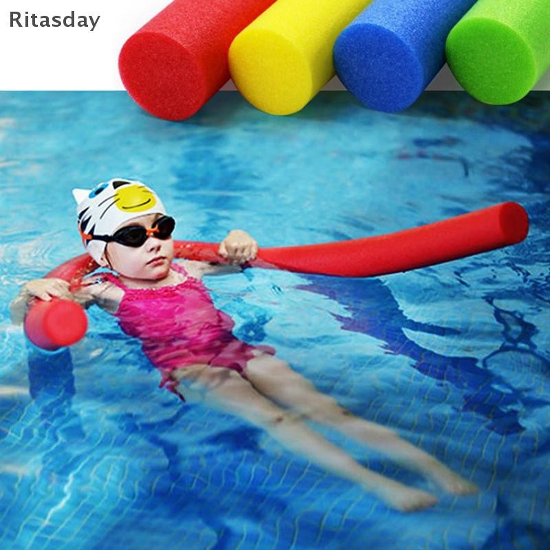 Ritasday ที่มีประโยชน์สระว่ายน้ําอุปกรณ์สําหรับเด็กพยุงตัว Stick Float Aid Floag โฟม Sticks ยืดหยุ่นว่ายน้ําเครื่องมือใหม่