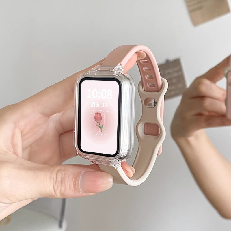 เคสซิลิโคนสําหรับ Xiaomi Smart Band 8 Pro / 7 Pro สายรัดข้อมือเปลี่ยนกีฬา Bracelect สําหรับ Xiaomi Band 8pro 7Pro