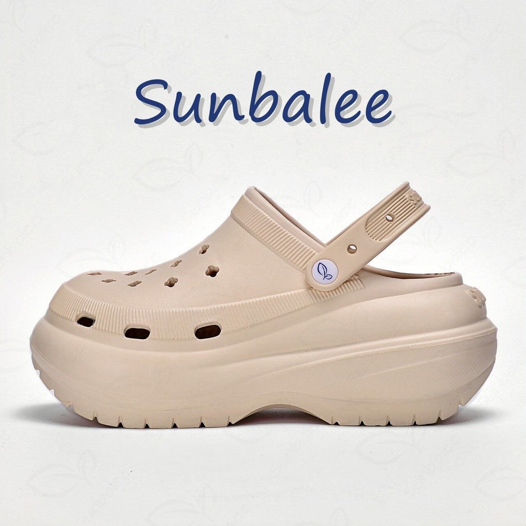 SHO-SUN-8694 รองเท้าสไตล์เกาหลีเสริมส้น รองเท้าแฟชั่น รองเท้าส้นตึกหัวโต สีพื้นน่ารัก พื้นนิ่มใส่สบายมาก