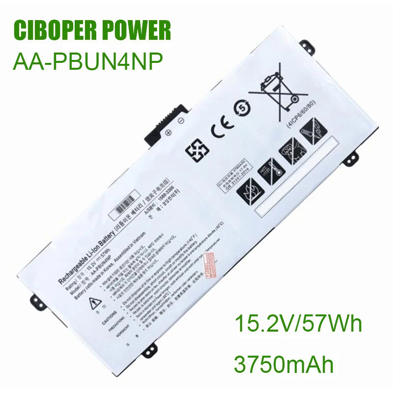 CP Battery AA-PBUN4NP 15.2V/57Wh/3750mAh For NP940Z5J, NP940Z5L, NP940Z5L-S03US, NP940Z5L-X01US, NP9
