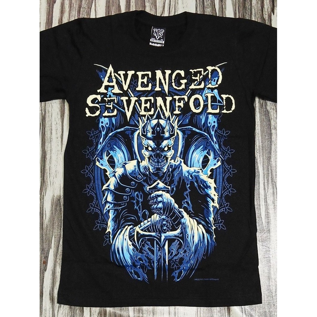 NTS222 A7X AVENGED SEVENFOLD HEAVY METAL ROCK BAND KNIGHT SWORD COVER ALBUM NTS ใหม่ประเภทระบบผ้าฝ้า