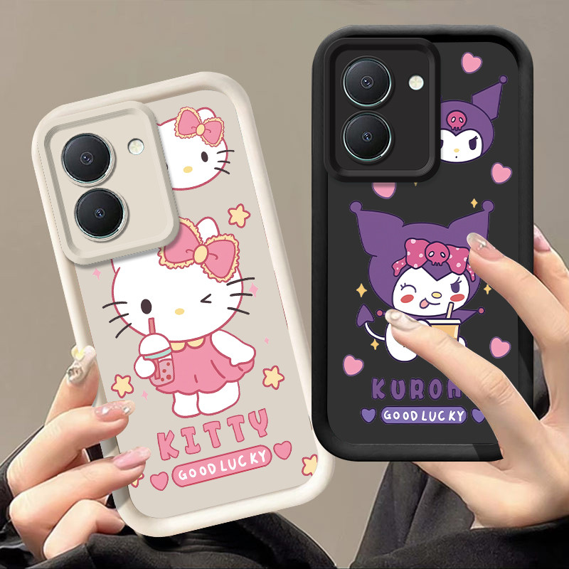 เคส vivo y03 เคสโทรศัพท์ hello kitty&Kuromi สําหรับ case vivo y18 case bts