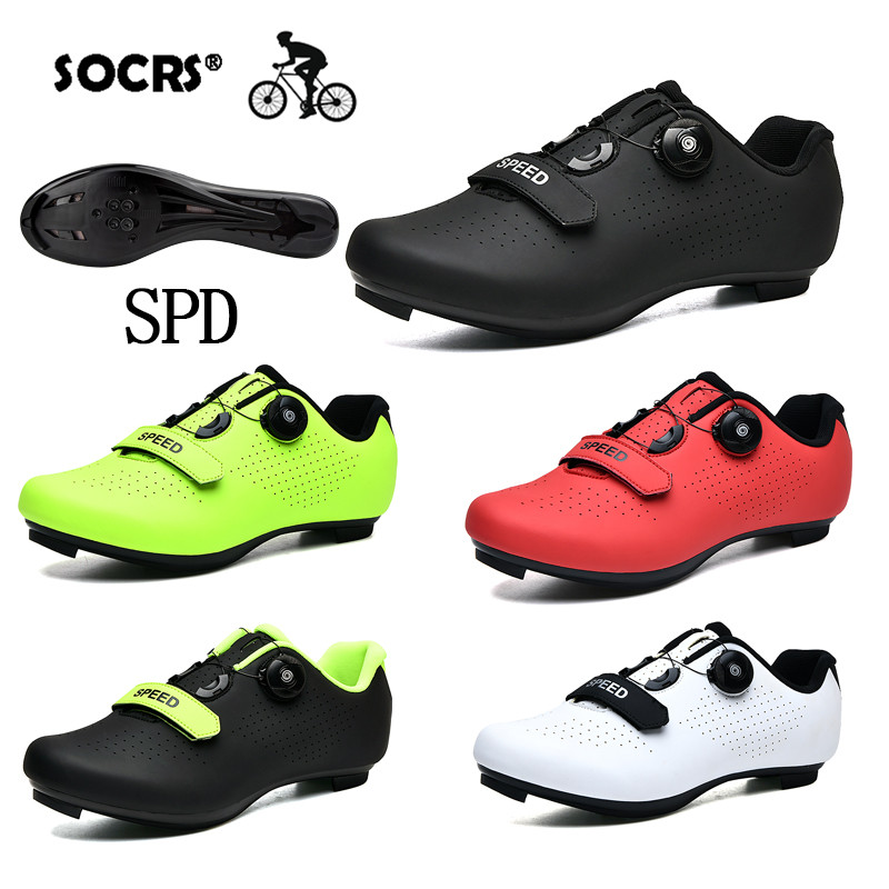 Socrs Professional ขี่จักรยาน Cleat รองเท้าคาร์บอน Fibre RB ความเร็วรองเท้าล็อค SPD รองเท้าจักรยาน MTB จักรยานเสือหมอบรองเท้าขนาดใหญ่ 36-45