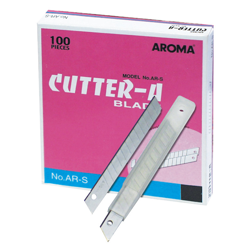 Aroma ใบมีดคัตเตอร์ 9 มม. (กล่อง100ใบ) AR-S