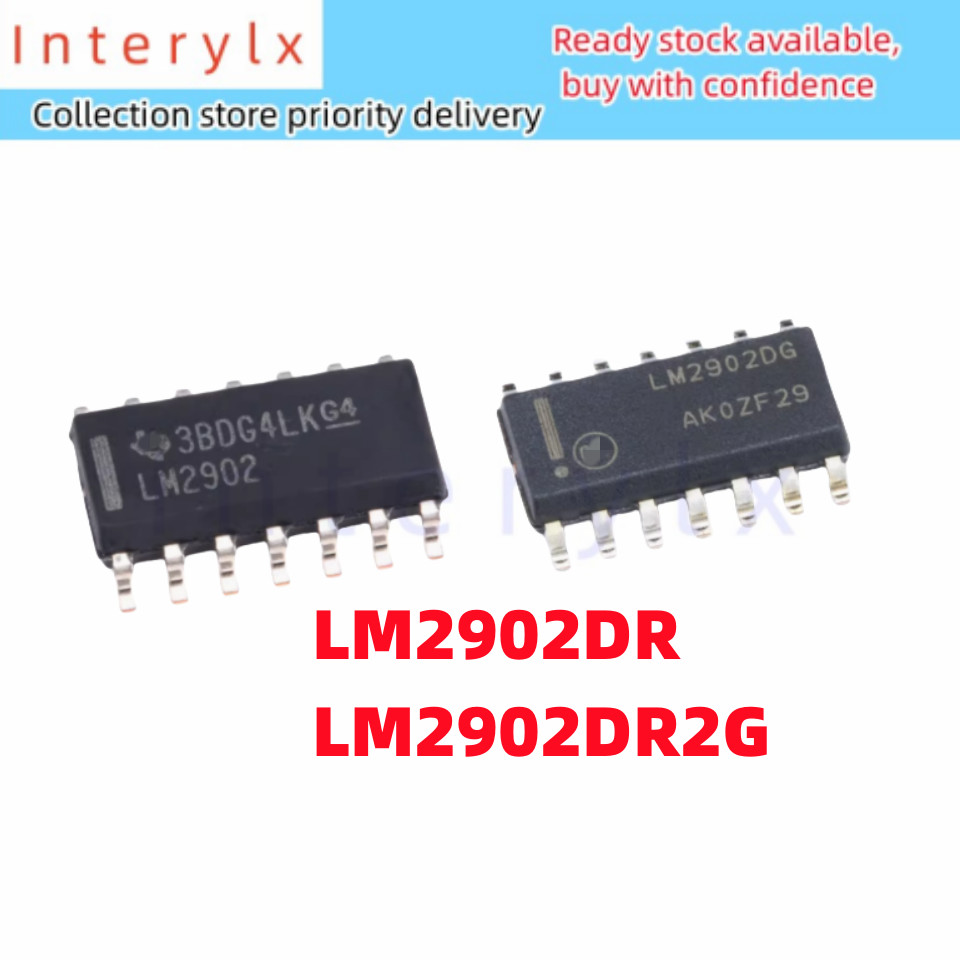 1 ชิ้น/ล็อตของแท้ Patch LM2902 LM2902DR2G LM2902DG LM2902DR SOP-14 Four-Channel Operation Amplifier 