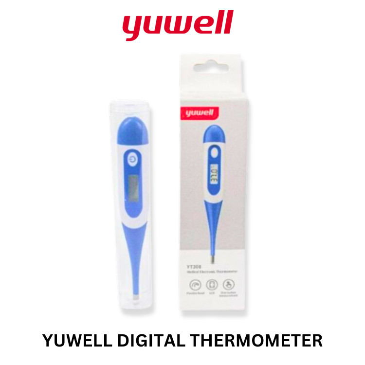 Yuwell [YT308] Digital Thermometer ปรอท วัดอุณหภูมิร่างกาย แบบดิจิตอล [รับประกัน 1 ปี]