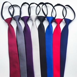 Boy tie เนคไท สำเร็จรูป เส้นยาว ไทผู้ใหญ่ ไทสีกรม ไทสีดำ ไทส…