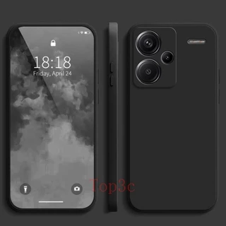 เคส Redmi Note 13 Pro + 5G สีทึบ Redmi Note13 Pro Plus 5G เคสซิลิโคนป้องกันการตกสีธรรมดาเรียบง่าย YT