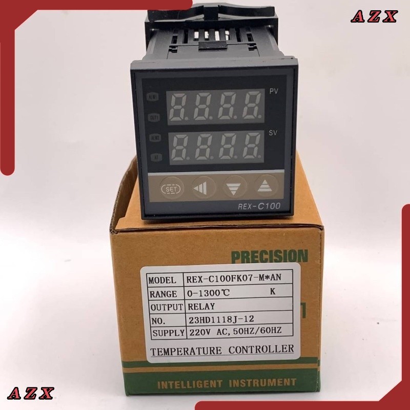 ของแท้ Goldensquare เทอร์โมคัปเปิลควบคุมอุณหภูมิ 100-240VAC PID REX-C100  ทักเชท
