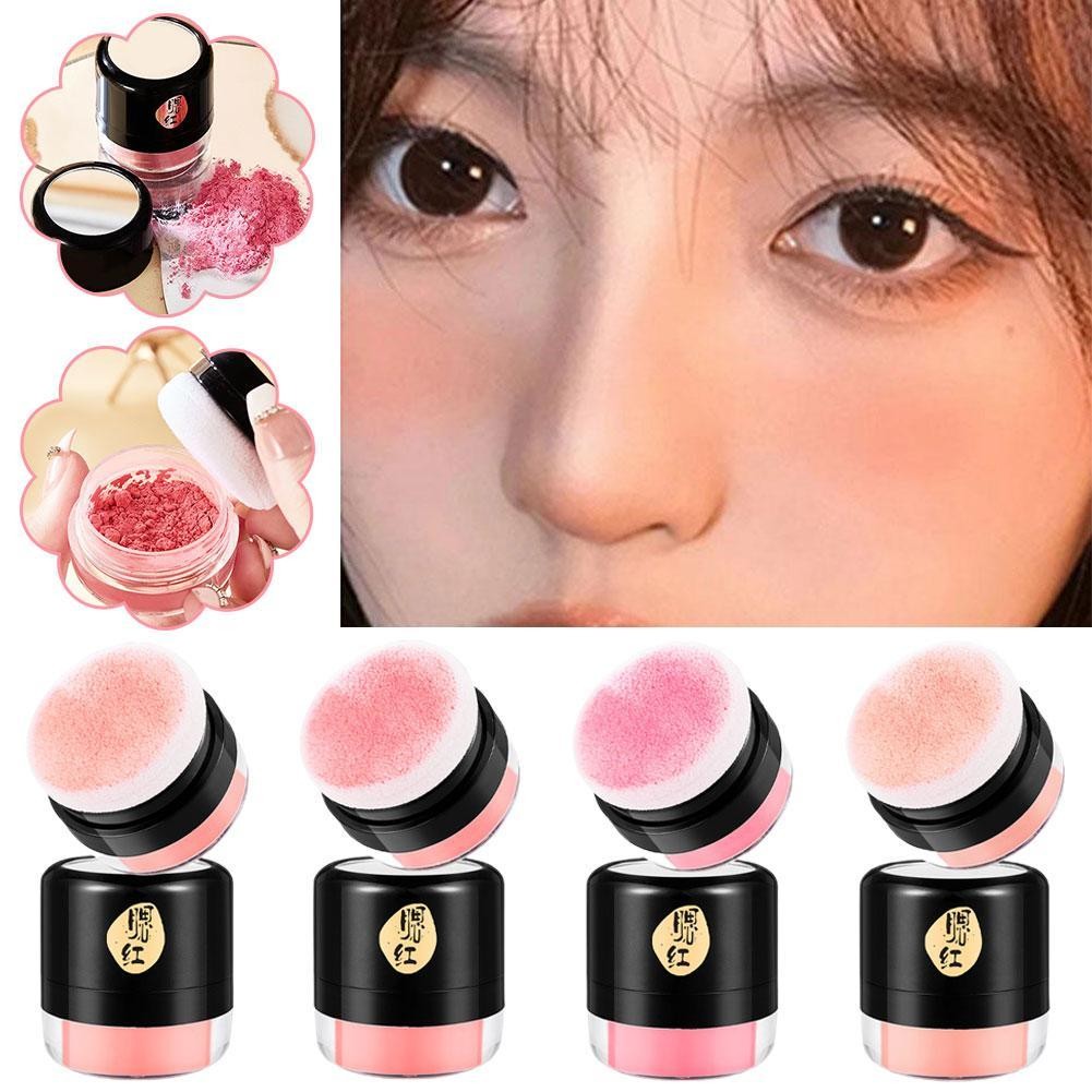 Yzs Air Cushion Powder Blusher พร้อมฟองน้ําปลายเห็ดธรรมชาติกันน้ํา Highly G5f8
