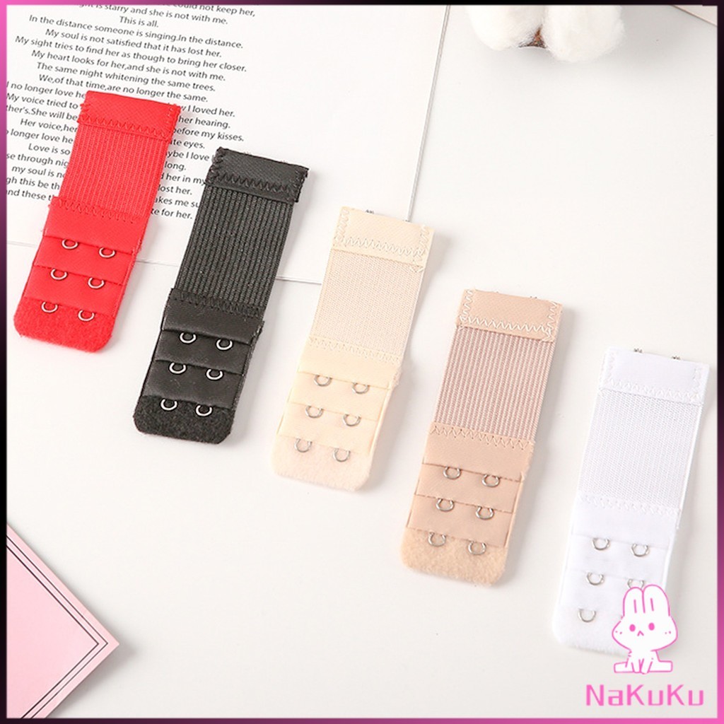 NKK ตะขอปรับขยายเสื้อชั้นใน(รุ่นมียางยืด) ยืดได้ ตะขอขยายเสื้อใน Elastic Bra Extender