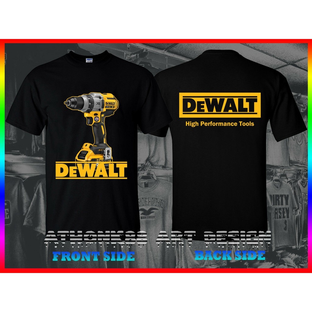 Fashion เสื้อเชิ้ต DEWALT DCD991P2 20V MAX XR 3 DEWALT แฟชั่นฤดูร้อน TeeSize S-5XL