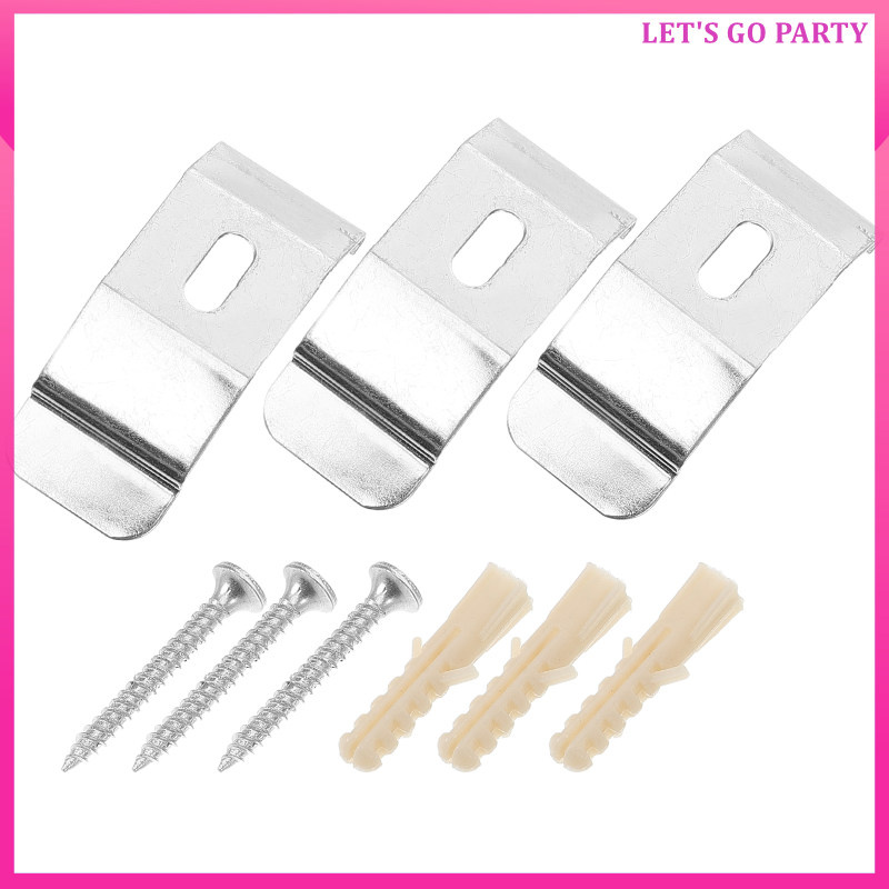 3 ชิ้นชิ้นส่วนผ้าม่านอุปกรณ์เสริมวงเล็บชัตเตอร์ผ้าม่าน Louver เครื่องมือ Blockers หน้าต่าง Valance คลิปสําหรับ Fixation uiran