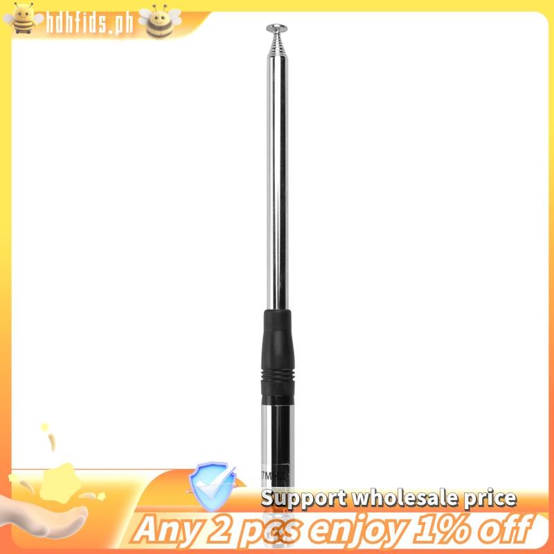 [ในสต็อก]-27Mhz เสาอากาศ 9 นิ้วถึง 51 นิ้ว Telescopic/Rod HT เสาอากาศสําหรับ CB มือถือ/วิทยุแบบพกพาพร้อมขั้วต่อ BNC