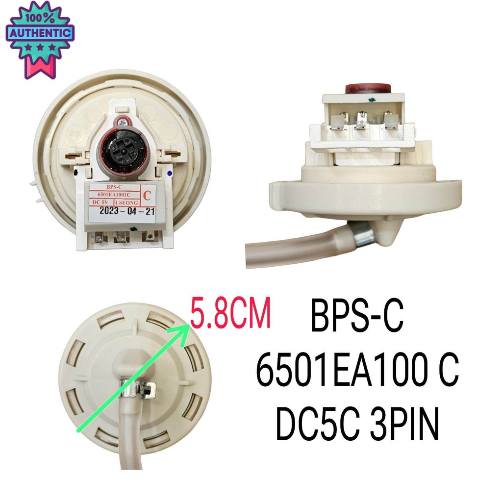 ตัววัดระดัน้ำเครื่องซักผ้าแอลจี6501EA1001 BPS-C
