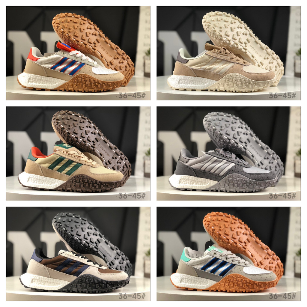 Adidas RETROPY E5 WRP Yy รองเท้าผ้าใบคลาสสิกทรงเตี้ยใหม่ รองเท้าวิ่งคลาสสิกย้อนยุค