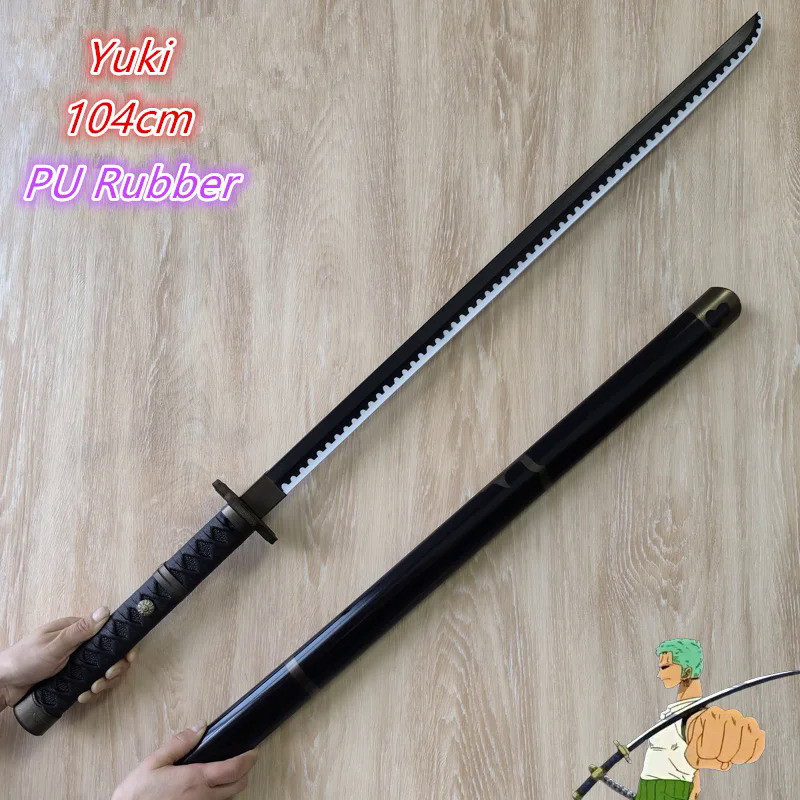 Cosplay Sword 1:1 Anime Yuki Sword Weapon Katana Safety PU Samurai Sword Toy 104cm