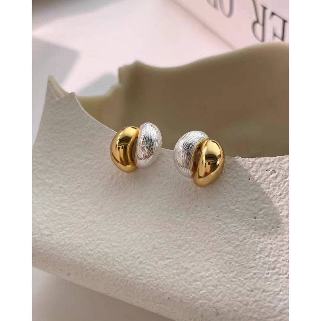 ✨LULU✨  Perry 925 needle (LB-001) ต่างหู ก้านเงิน(S925)