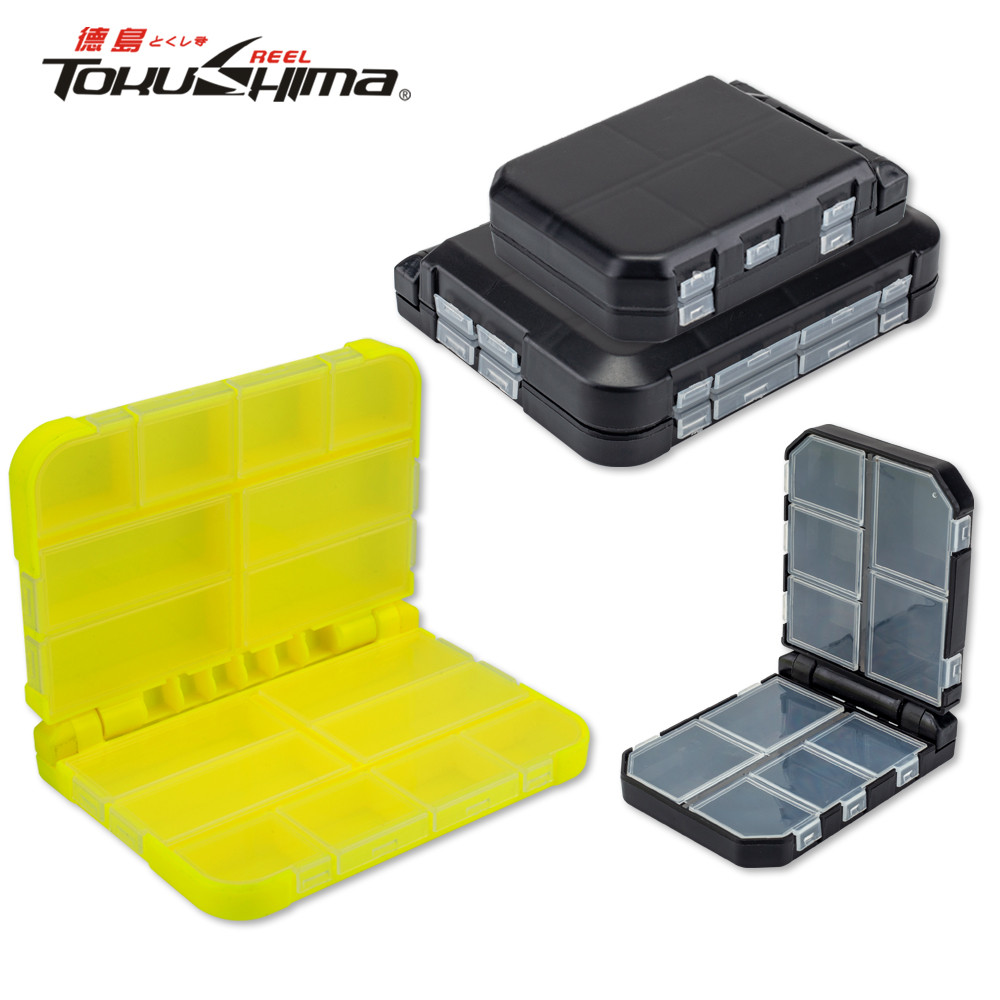 กล่องเก็บเหยื่อตกปลากันน้ำสองชั้น พลาสติกออแกไนซ์.case 10/16 ช่องสำหรับล่อ, ตะขอ, และรัด