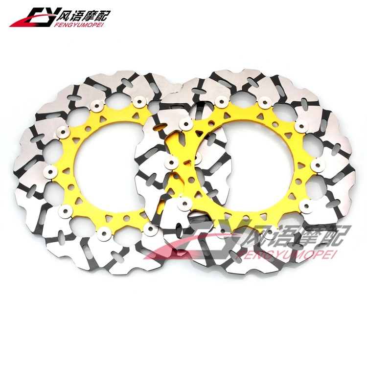 เหมาะสําหรับ Yamaha R6 03-04 MT-03 FZ6 Fazer XJ6 N/S/F เบรคหน้าแผ่นดิสก์เบรคโรงงานเดิม