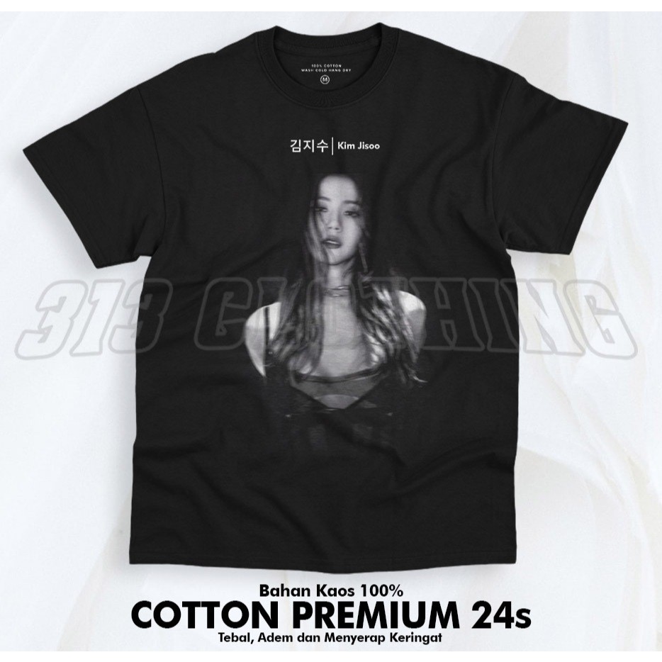 【🌟  ขายร้อน tshirt ร้อน🌟 】 Jisoo Blackpink Blur T-Shirt Kim Jisoo Blackpink Blur Design S-5XL