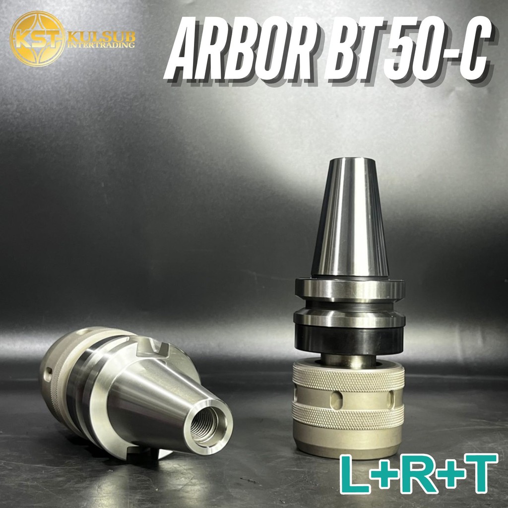LRT หัวอาร์เบอร์ BT50 Arbor BT C หัวจับ CNC จับคอลเลตตรง BTC แถมฟรี Pullstud