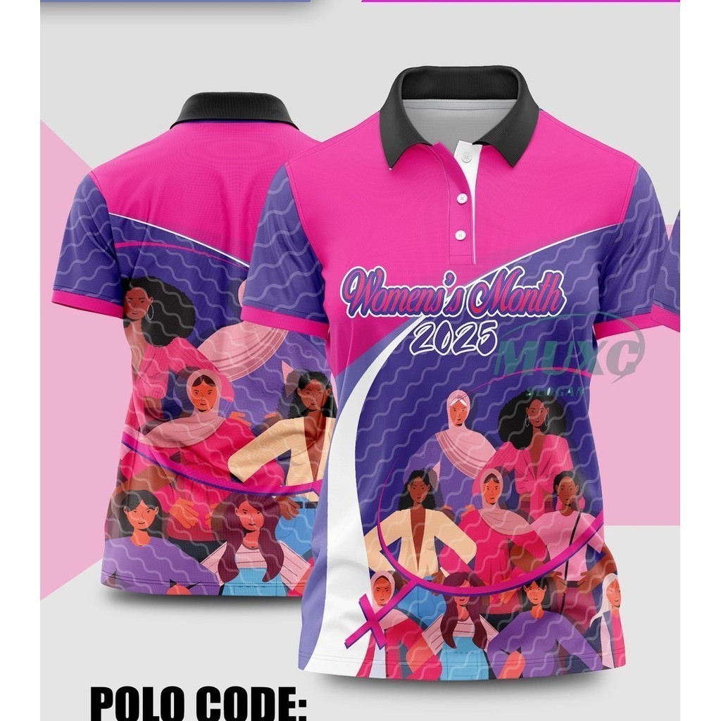 MONTH 2025 March 8th TSHIRT & POLOSHIRT FULL SUBLIMATION
