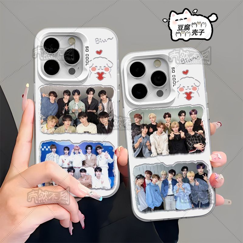 ✨มาใหม่✨รุ่น Q ZB1 สมาชิกทั้งหมดรองรับสีเงินเคสโทรศัพท์เหมาะสําหรับ iPhone16promax 15 14 13 12 11 xs