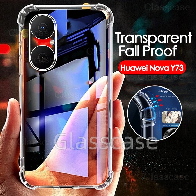 Huawei Nova Y73 2025 สําหรับ Huawei Nova Y73 Y 73 NovaY73 HuaweiNovaY73 โปร่งใส TPU เคสโทรศัพท์แบบนุ