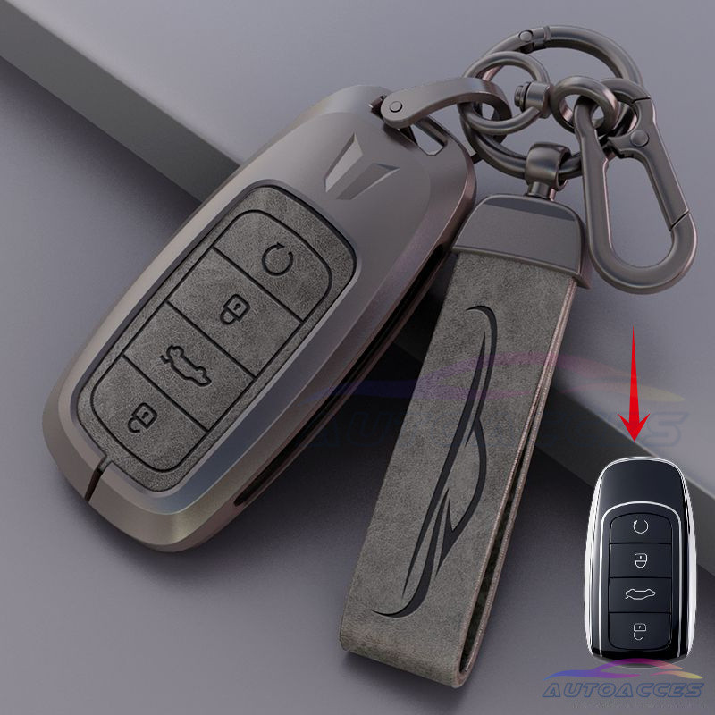 ฝาครอบกุญแจรถกระเป๋าสําหรับ Chery Tiggo 8 Pro Omoda 5 Jaecoo J7 8 9 arrizo 5 plus Exeed TXL Anti-Scratch Key Holder ปลอกอุปกรณ์เสริม