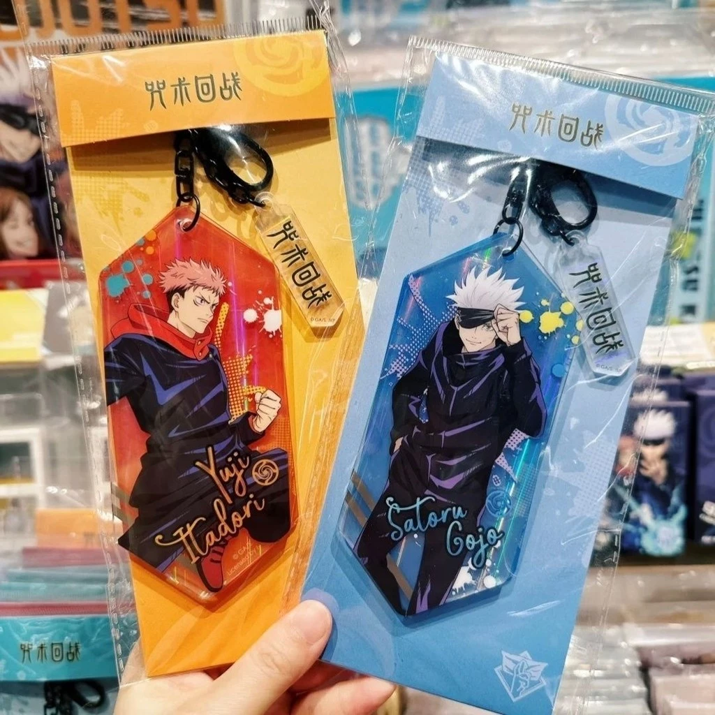 สินค้าอนิเมะ Jujutsu Kaisen Gojo Satoru Itadori Yuji จี้ Fushiguro Megumi พวงกุญแจอะคริลิค