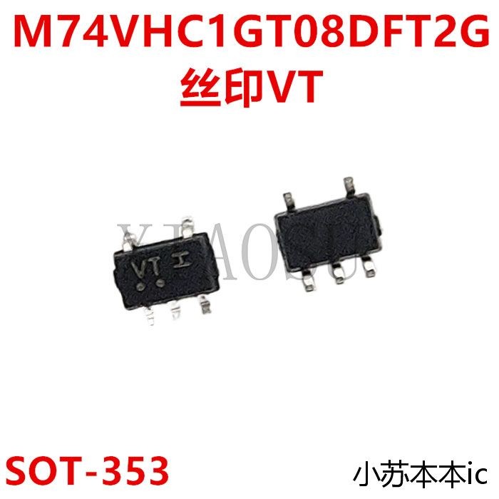[5 ชิ้น] M74VHC1GT08DFT2G SOT-323-5 ผ้าไหมหน้าจอ VT 74 Series สติกเกอร์ชิปลอจิก