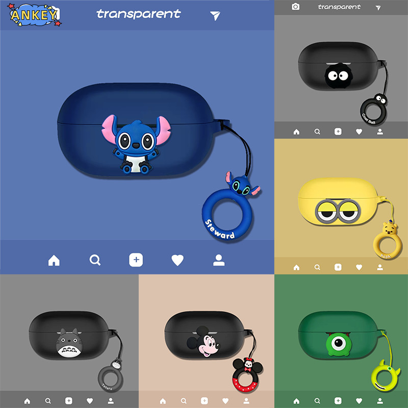 for Beats Solo Buds Case Protective Silicone Cute Cartoon Covers Wireless Earbuds Shell TWS Headphon